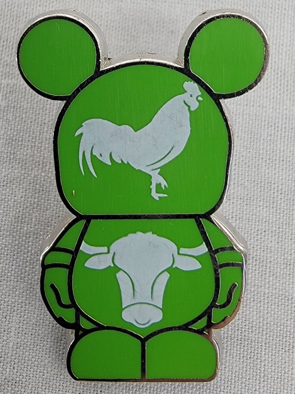 DISNEY Pin Trading ~ Vinylmation Jr. ~ This & That ~ Chicken & Beef ~ 2012 ~ P08